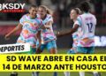 Wave FC recibe a Houston el 14 de marzo en Estadio Snapdragon