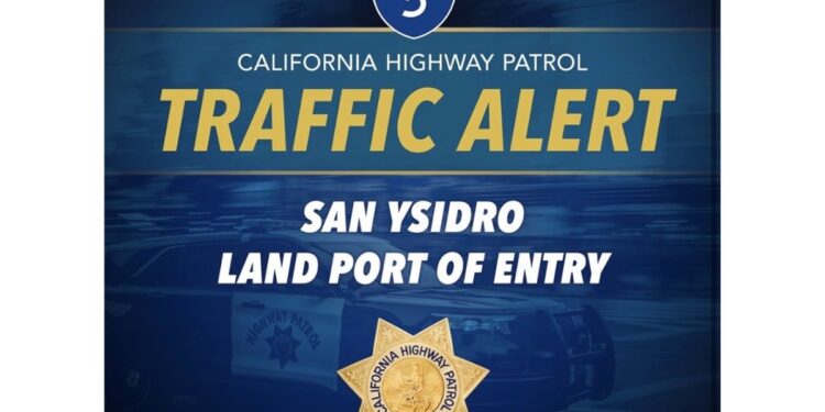 Protesta en frontera cierra San Ysidro y desvía tráfico en I-5 e I-805.