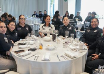 Reconocen la doble labor de las agentes y personal administrativo de la SSPCM