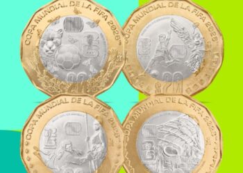 Lanzan colección de monedas del Mundial 2026 en México