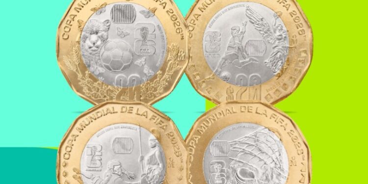 Lanzan colección de monedas del Mundial 2026 en México