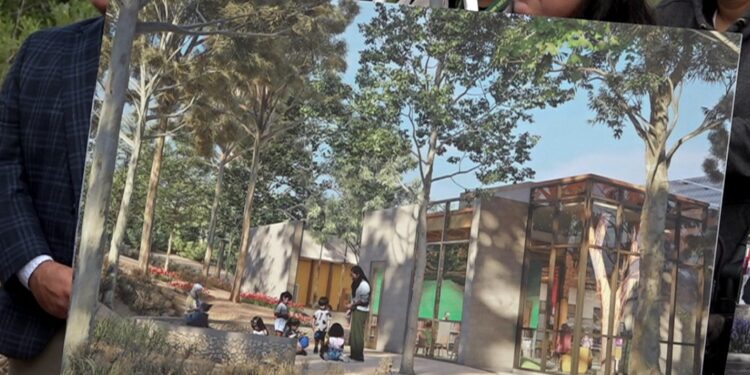 Dió inicio construcción millonaria para reemplazar histórica biblioteca en Oak Park
