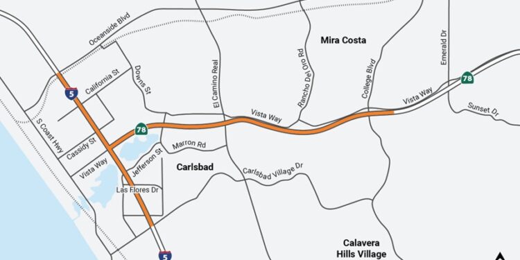 Caltrans y SANDAG invitan a reunión pública sobre mejoras en el intercambio I-5/SR-78