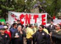CNTE BC advierte posible paro nacional y protestas durante el Mundial