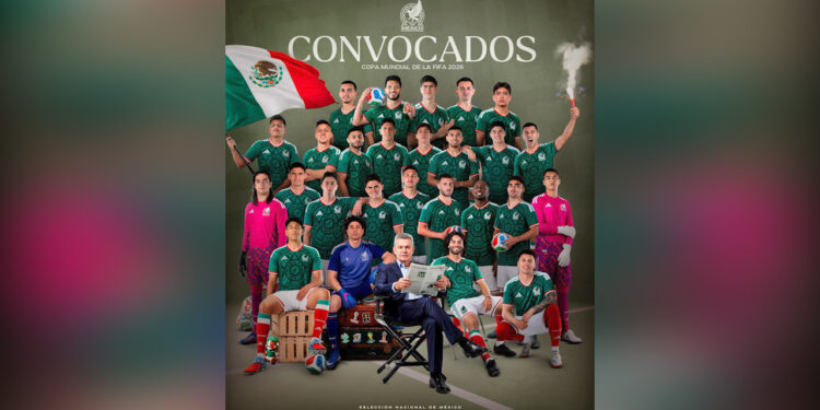 Anuncian lista oficial de convocados mexicanos para el Mundial 2026