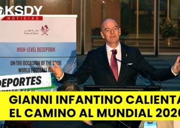INFANTINO ENCIENDE LA CUENTA REGRESIVA AL MUNDIAL FIFA 2026.