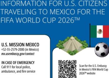 Consulado de Estados Unidos emite números de emergencia para el Mundial