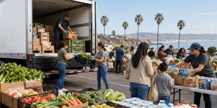 Banco de Alimentos refuerza distribución en San Diego