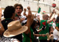 Mexicanos en San Diego viven la afición del fútbol del juego inaugural contra Sudáfrica