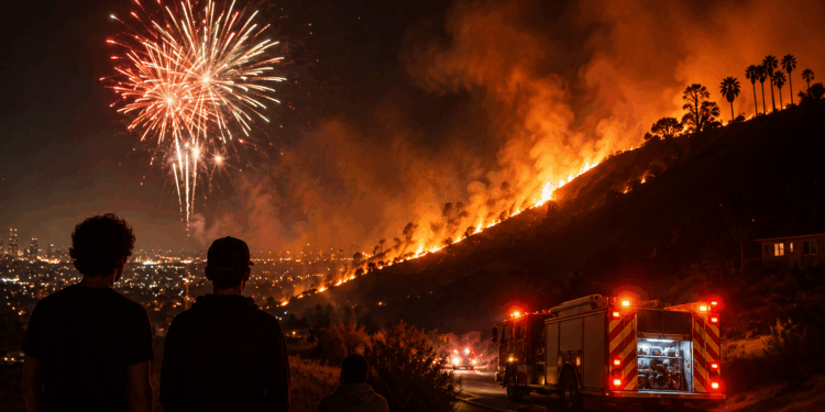 Pirotecnia ilegal provoca incendios en San Diego