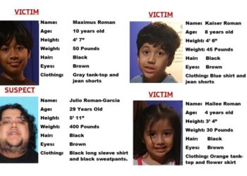 Activan alerta Amber por tres niños desaparecidos en Ridgecrest