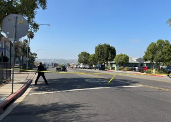 Hiere policía a pasajero durante intervención de vehículo robado en San Ysidro