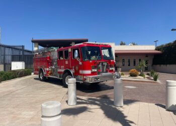 Bomberos de Tijuana realizan simulacro en Consulado de EUA