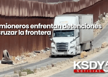 Camioneros enfrentan detenciones al cruzar la frontera