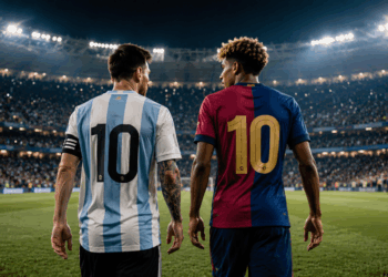 Hace 20 años, Messi se tomaba fotos con un Lamine Yamal bebé; hoy ambos se disputan la final