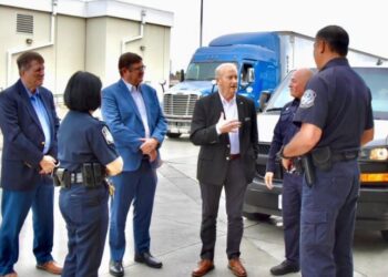 Cónsul de Estados Unidos en Tijuana y Embajador visitaron la garita de Tijuana