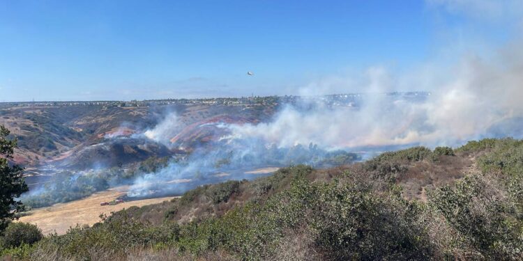 Incendio en Sorrento Valley se originó con soplete de butano