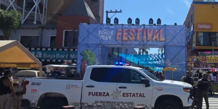 La FESC refuerza vigilancia en Baja Beach Fest, primera noche transcurrió sin incidentes