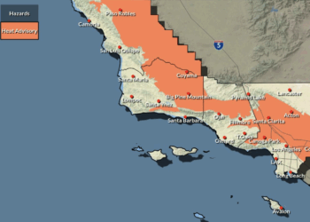Sur de California enfrenta aviso por calor extremo