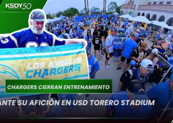 CHARGERS: LA AFICIÓN NO LOS ABANDONA EN SU ÚLTIMO DÍA DE ENTRENAMIENTO