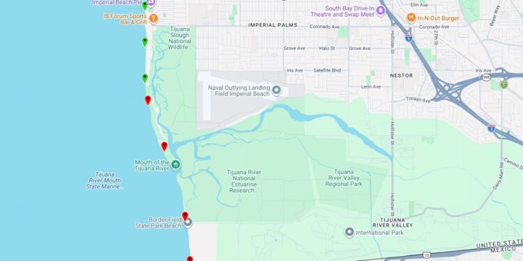 Reabren zonas de Imperial Beach tras mejorar calidad del agua