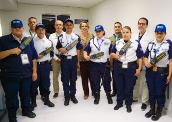 IMSS Baja California refuerza seguridad con detectores de metales en sus unidades