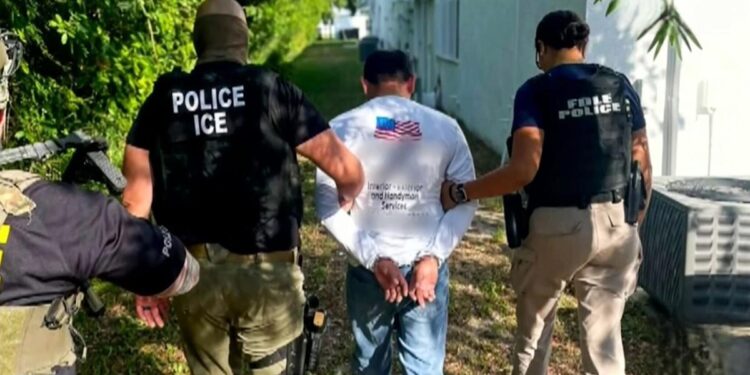 ICE arrestó a 500 inmigrantes indocumentados en operativo en Florida