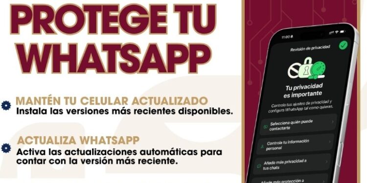 SSPCM alerta sobre robo de cuentas de WhatsApp en dispositivos iOS en Tijuana