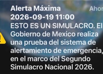 Suena alerta sísmica en todo México por el Segundo Simulacro Nacional 2026