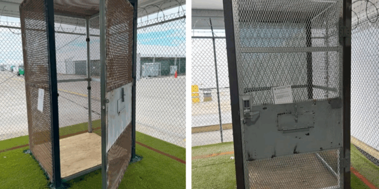 Informe revela hacinamiento, jaulas y condiciones insalubres en “Alligator Alcatraz”