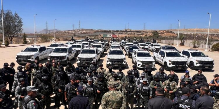 Tecate activa operativo “Cóndor 4” con más de 200 elementos de seguridad
