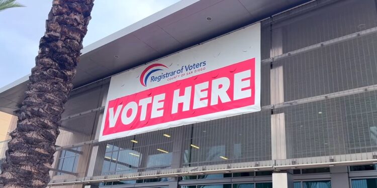 Centros de votación anticipada abrirán este sábado en el condado de San Diego