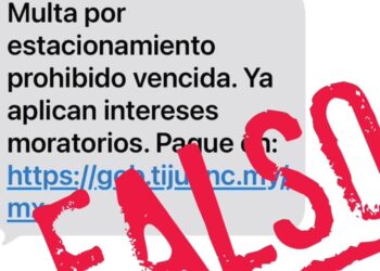 Alerta en Tijuana por mensajes fraudulentos de multas falsas