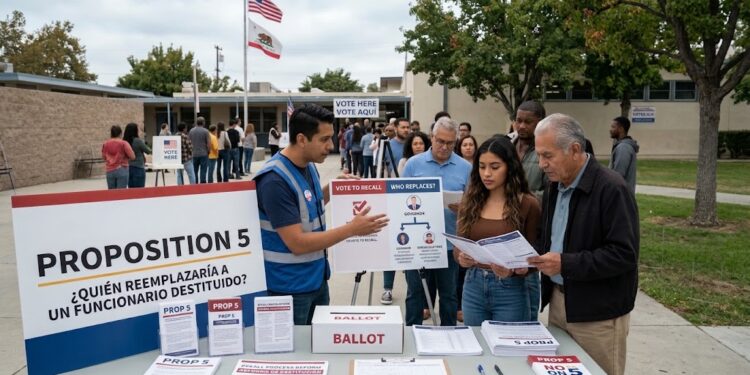 Proposición 5 en California: ¿quién reemplazaría a un funcionario destituido?