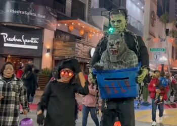 Tijuana realiza operativo de seguridad la noche de Halloween